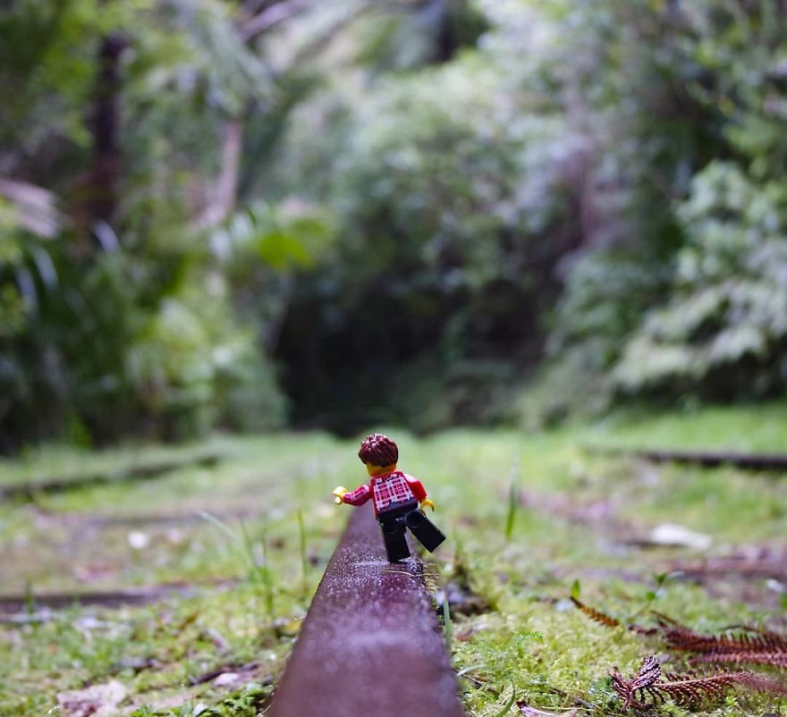 I Show The Beauty Of New Zealand Through The Eyes Of A Lego Backpacker