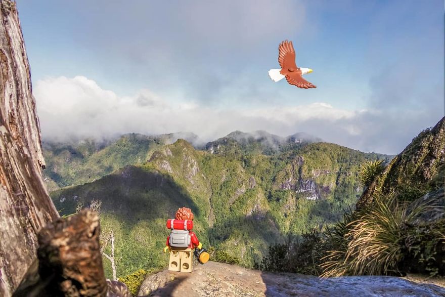 I Show The Beauty Of New Zealand Through The Eyes Of A Lego Backpacker