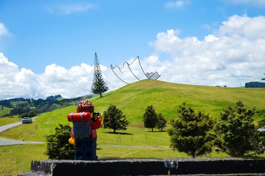 I Show The Beauty Of New Zealand Through The Eyes Of A Lego Backpacker