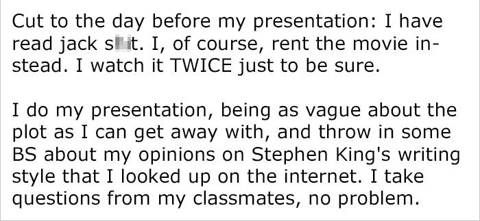 Someone Asks People ‘What Was The Biggest Lie You Got Away With?’ And This Guy&rsquo;s Reply Gets 34,000+ Upvotes