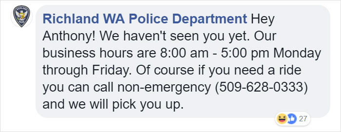 Police Release A &#8216;Wanted&#8217; Post On Facebook, The Guy Himself Responds And They Have A Hilarious Conversation