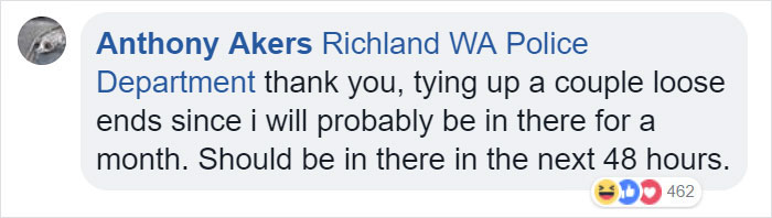 Police Release A &#8216;Wanted&#8217; Post On Facebook, The Guy Himself Responds And They Have A Hilarious Conversation