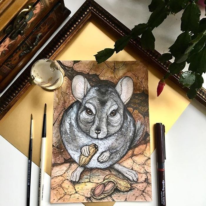 I Use Watercolor And A Black Pen To Create Illustrations That Inspire People To See The Beauty Of Nature