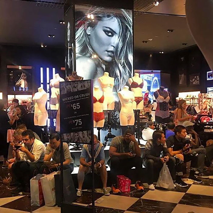 49 “Miserable Men” Hilariously Captured While Their Women Were Shopping 49 “Miserable Men” Hilariously Captured While Their Women Were Shopping