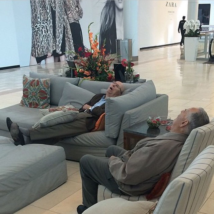 49 “Miserable Men” Hilariously Captured While Their Women Were Shopping 49 “Miserable Men” Hilariously Captured While Their Women Were Shopping
