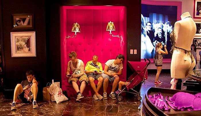 49 “Miserable Men” Hilariously Captured While Their Women Were Shopping 49 “Miserable Men” Hilariously Captured While Their Women Were Shopping