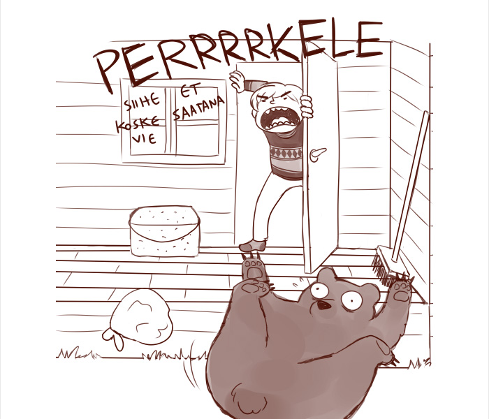 People Laugh At How Differently Canadians And Finnish People Deal With Bears People Laugh At How Differently Canadians And Finnish People Deal With Bears