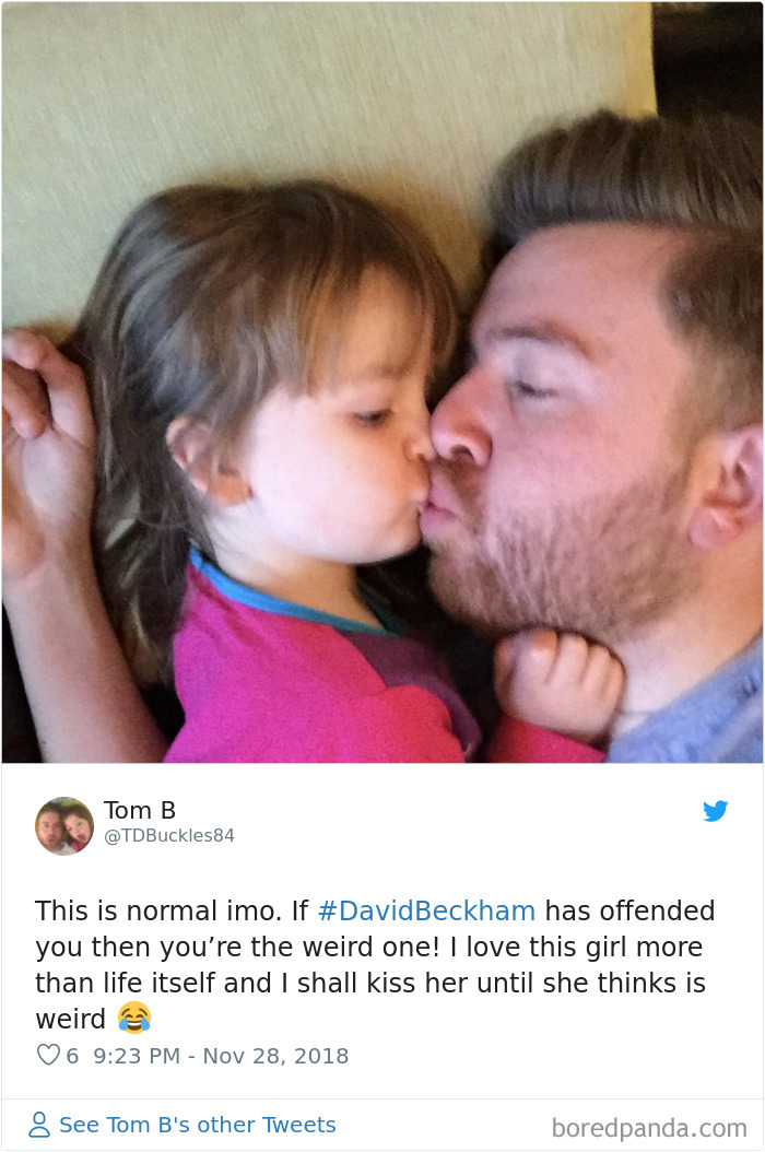 Piers Morgan Says That David Beckham Kissing His Daughter Is Creepy, And People From All Around The World Respond Piers Morgan Says That David Beckham Kissing His Daughter Is Creepy, And People From All Around The World Respond
