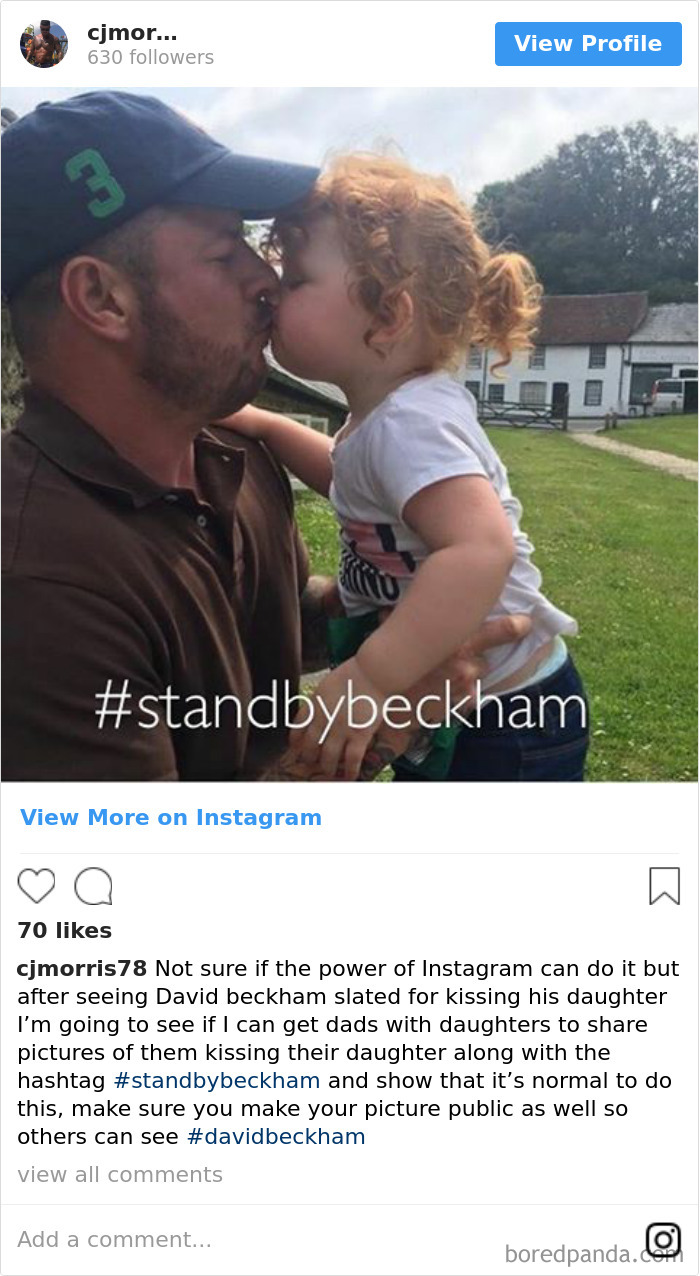 Piers Morgan Says That David Beckham Kissing His Daughter Is Creepy, And People From All Around The World Respond Piers Morgan Says That David Beckham Kissing His Daughter Is Creepy, And People From All Around The World Respond