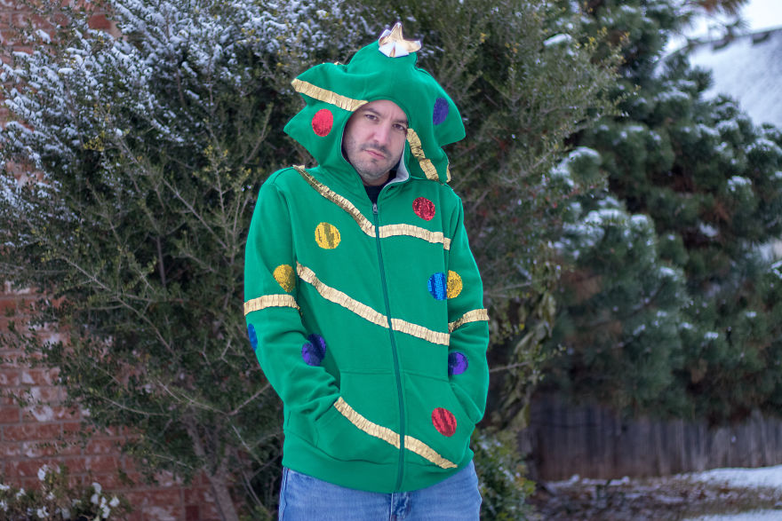 My Wife Wanted To Spread Some Laughs By Taking Ugly Christmas Photos Of Me, I Took It To Next Level My Wife Wanted To Spread Some Laughs By Taking Ugly Christmas Photos Of Me, I Took It To Next Level