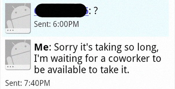 “I Received A Text From Someone Asking For Topless Photos. I Obliged. He Had The Wrong Number”