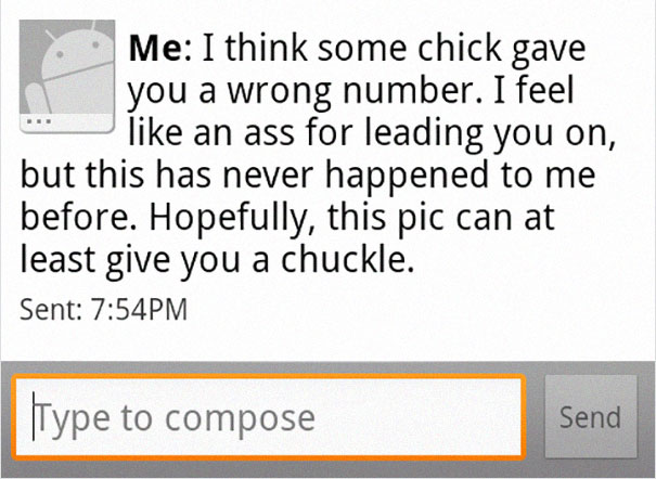 “I Received A Text From Someone Asking For Topless Photos. I Obliged. He Had The Wrong Number”