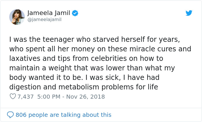 Jameela Jamil Is Calling Out Celebrities Who Push Detox Teas One By One In A Savage Way Jameela Jamil Is Calling Out Celebrities Who Push Detox Teas One By One In A Savage Way
