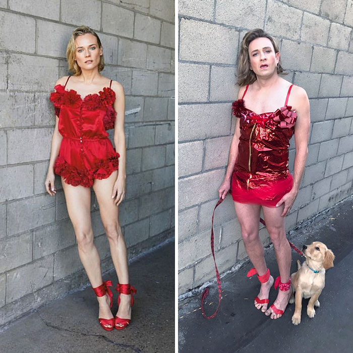 30 Times Celebrity Outfits Were Hilariously Recreated By Former ‘Buffy’ Star Using Everyday Objects (New Pics) 30 Times Celebrity Outfits Were Hilariously Recreated By Former ‘Buffy’ Star Using Everyday Objects (New Pics)
