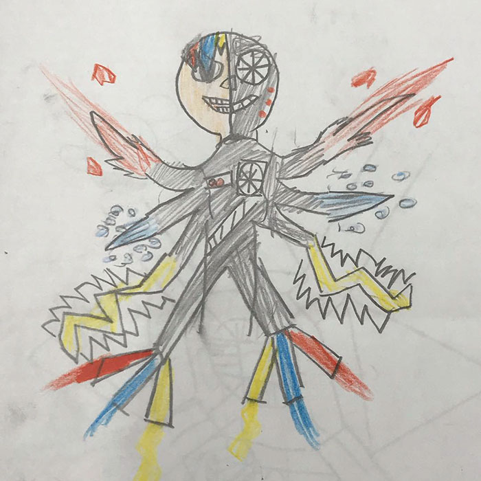 Dad Turns His Sons&#8217; Doodles Into Anime Characters, And The Result Is Amazing (Part V)