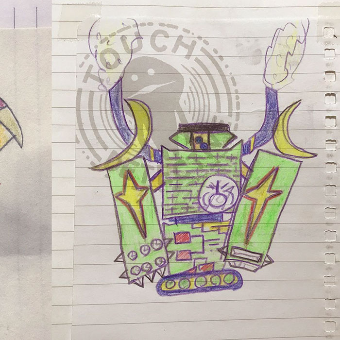 Dad Turns His Sons&#8217; Doodles Into Anime Characters, And The Result Is Amazing (Part V)