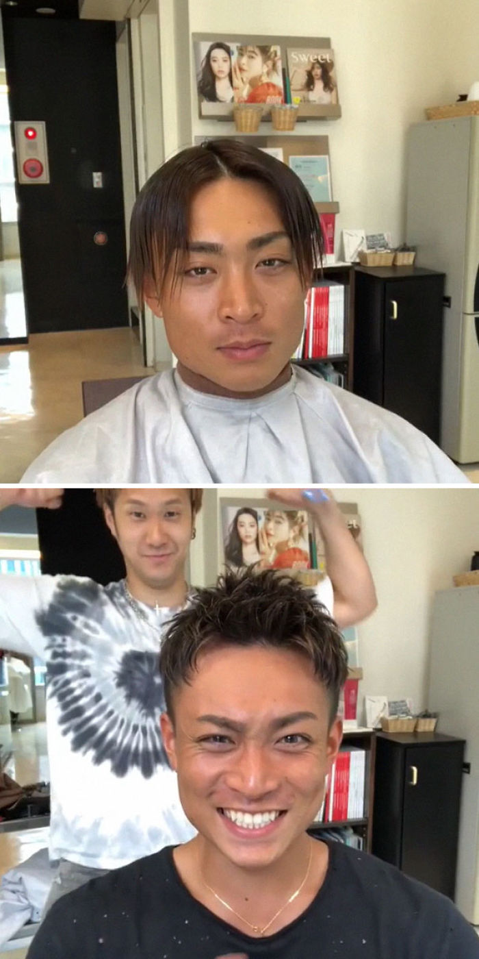 Japanese Barber Shows Just How Much Difference A Good Haircut Can Make Japanese Barber Shows Just How Much Difference A Good Haircut Can Make