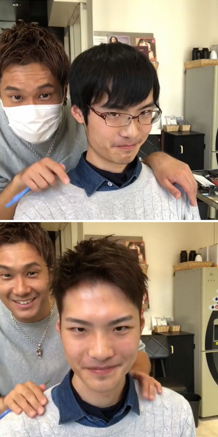 Japanese Barber Shows Just How Much Difference A Good Haircut Can Make Japanese Barber Shows Just How Much Difference A Good Haircut Can Make
