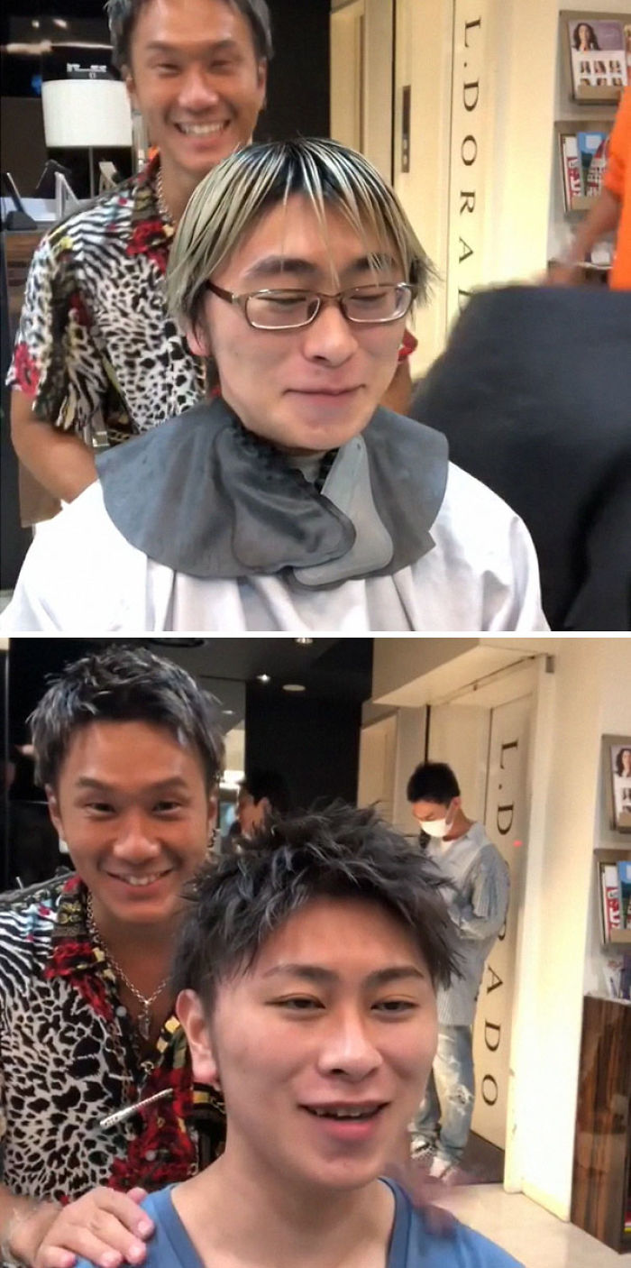 Japanese Barber Shows Just How Much Difference A Good Haircut Can Make Japanese Barber Shows Just How Much Difference A Good Haircut Can Make