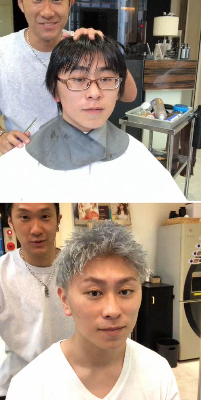 Japanese Barber Shows Just How Much Difference A Good Haircut Can Make Japanese Barber Shows Just How Much Difference A Good Haircut Can Make