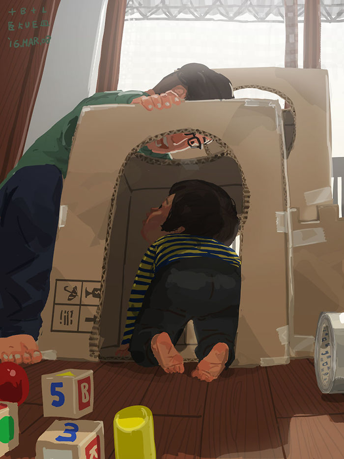 Single Dad Illustrates What It&#8217;s Like To Raise A Child, And It&#8217;ll Melt Your Heart (38 Pics)