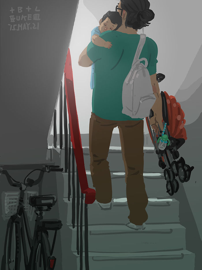 Single Dad Illustrates What It&#8217;s Like To Raise A Child, And It&#8217;ll Melt Your Heart (38 Pics)