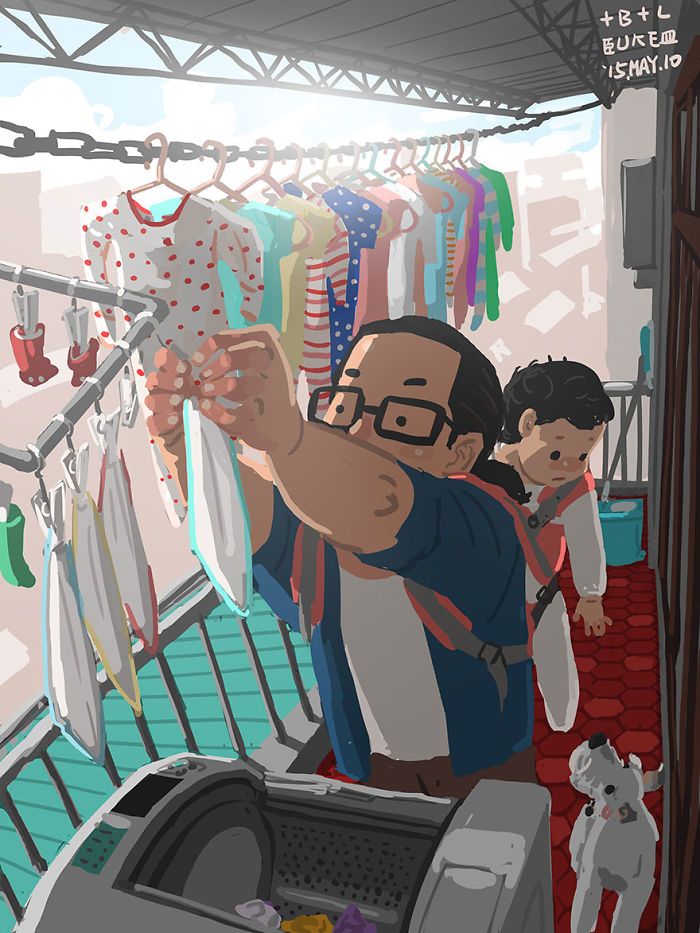 Single Dad Illustrates What It&#8217;s Like To Raise A Child, And It&#8217;ll Melt Your Heart (38 Pics)