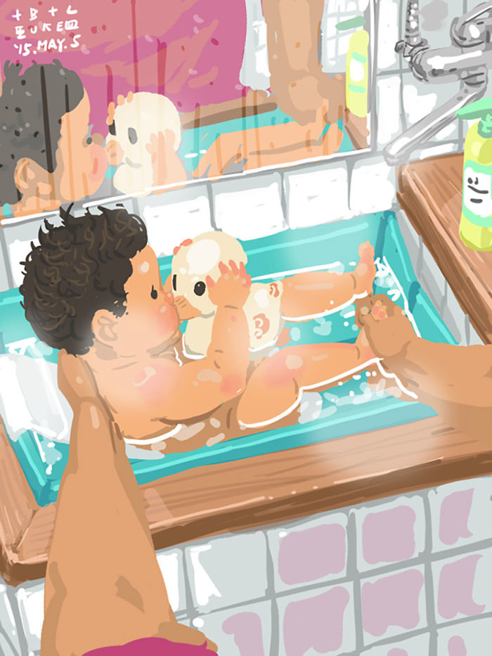 Single Dad Illustrates What It&#8217;s Like To Raise A Child, And It&#8217;ll Melt Your Heart (38 Pics)