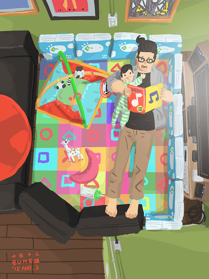 Single Dad Illustrates What It&#8217;s Like To Raise A Child, And It&#8217;ll Melt Your Heart (38 Pics)