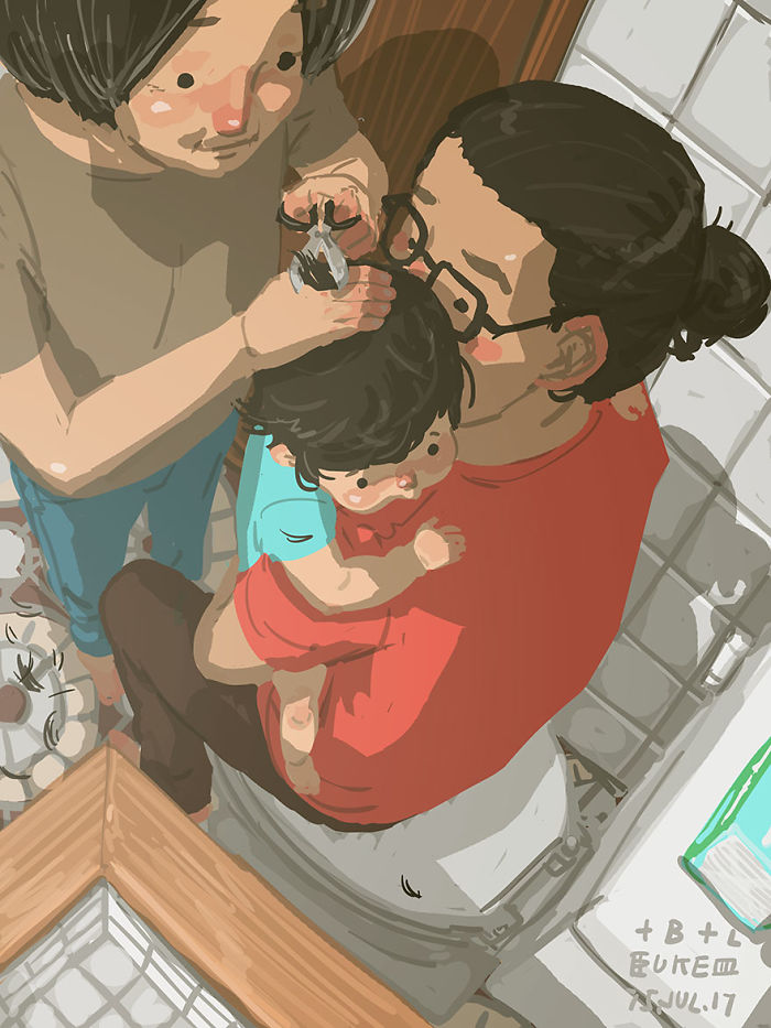 Single Dad Illustrates What It&#8217;s Like To Raise A Child, And It&#8217;ll Melt Your Heart (38 Pics)