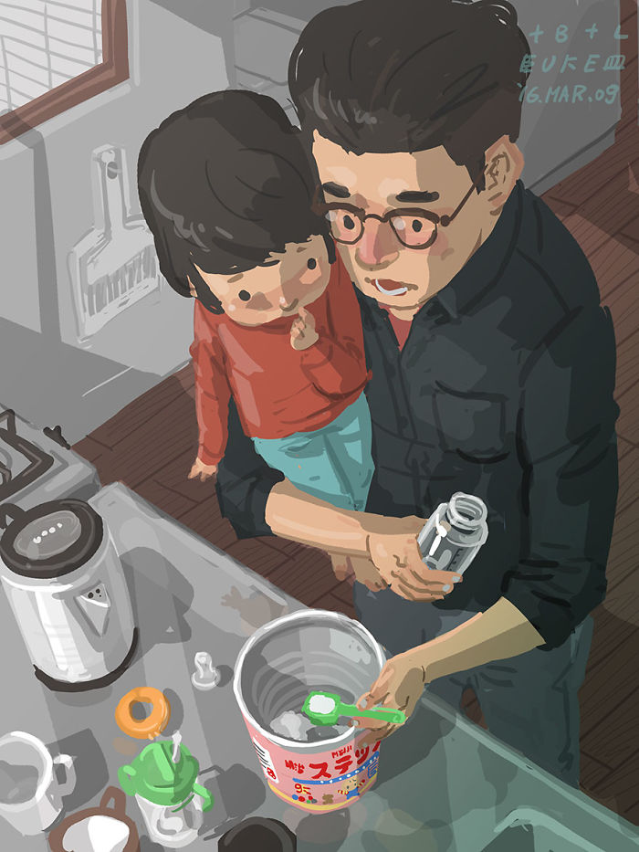 Single Dad Illustrates What It&#8217;s Like To Raise A Child, And It&#8217;ll Melt Your Heart (38 Pics)