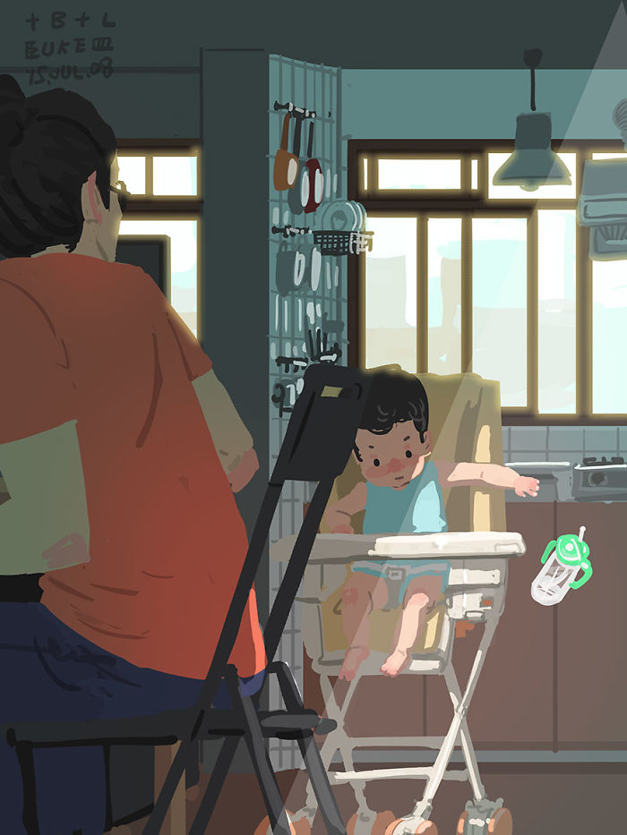 Single Dad Illustrates What It&#8217;s Like To Raise A Child, And It&#8217;ll Melt Your Heart (38 Pics)