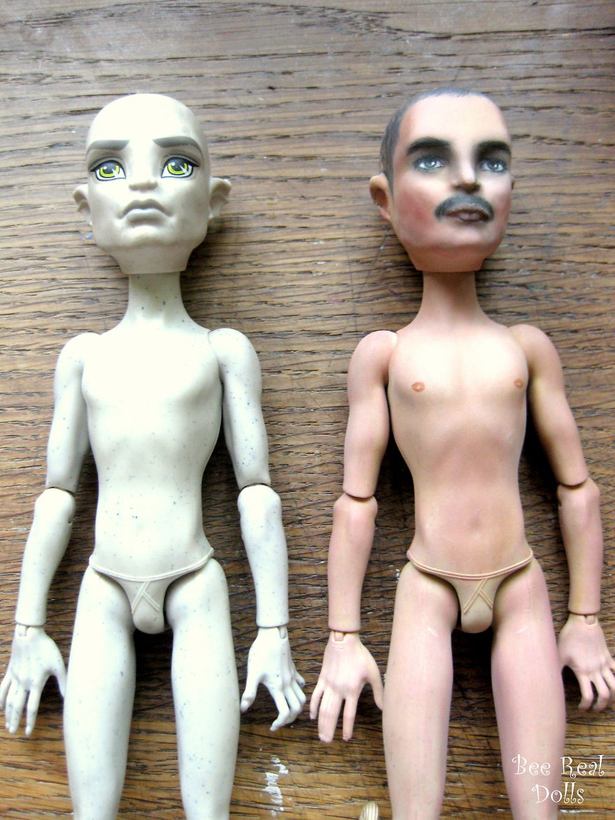 I Personalize, Re-Sculpt And Recycle Pre-Loved Dolls Into Famous People I Personalize, Re-Sculpt And Recycle Pre-Loved Dolls Into Famous People