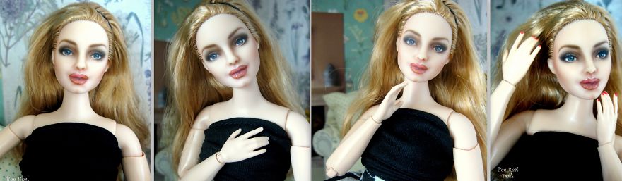 I Personalize, Re-Sculpt And Recycle Pre-Loved Dolls Into Famous People I Personalize, Re-Sculpt And Recycle Pre-Loved Dolls Into Famous People