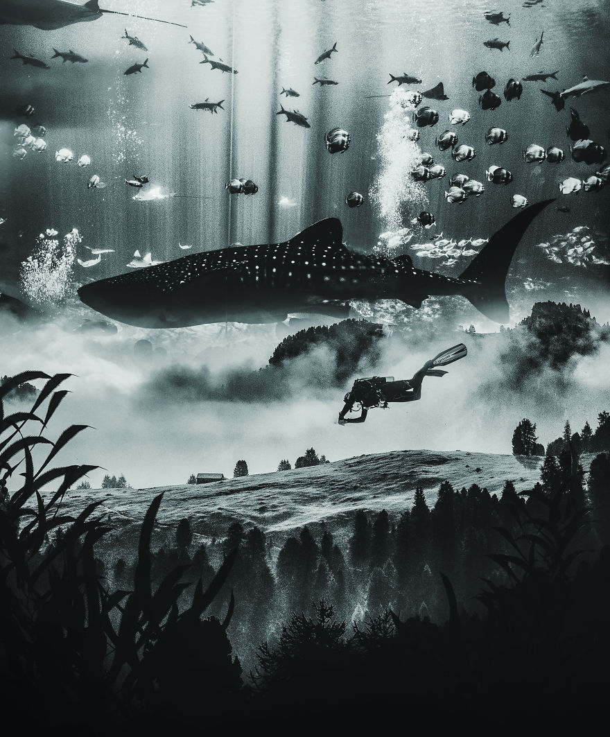 I Taught Myself How To Use Photoshop So That I Could Create These Surreal Images I Taught Myself How To Use Photoshop So That I Could Create These Surreal Images