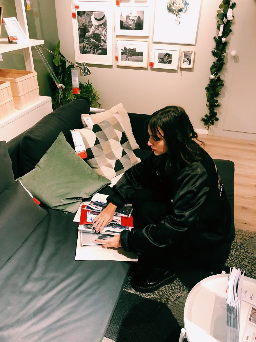 My Girlfriend And I Pranked IKEA By Replacing Boring Fake Stock Photos With Photos Of Ourselves