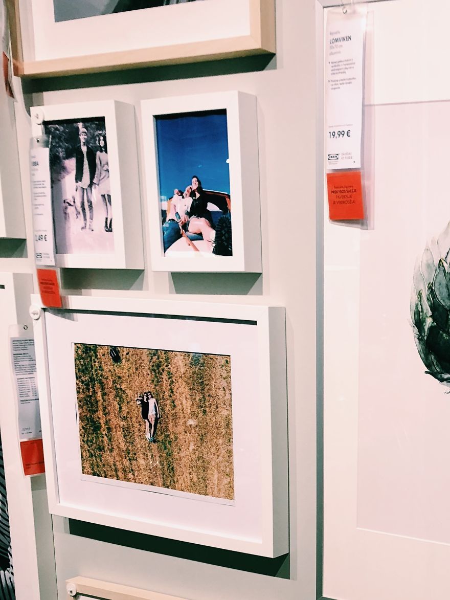 My Girlfriend And I Pranked IKEA By Replacing Boring Fake Stock Photos With Photos Of Ourselves