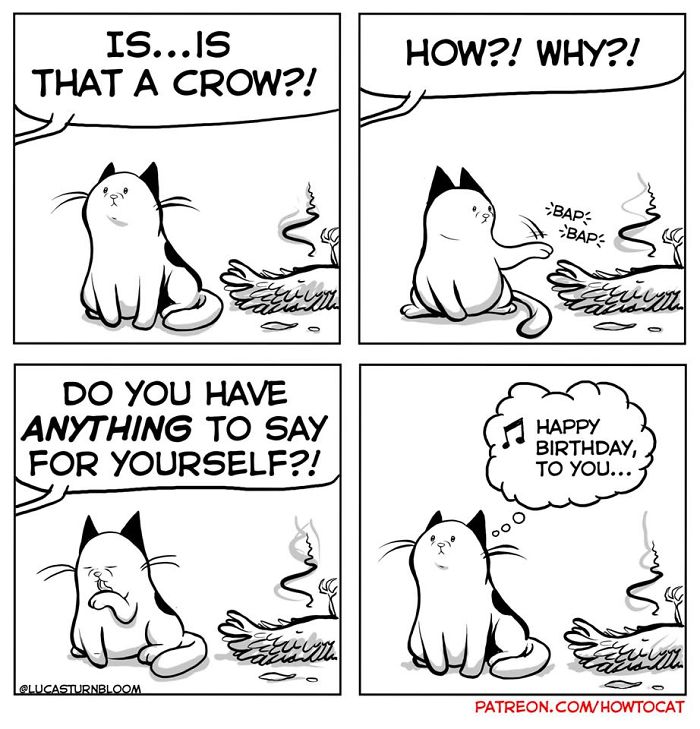 My Wife Insisted That I Put These Comics On The Internet &ndash; They&rsquo;re About A Cat We Rescued (45 New Pics)