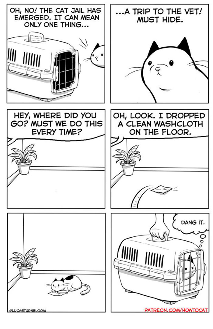 My Wife Insisted That I Put These Comics On The Internet &ndash; They&rsquo;re About A Cat We Rescued (45 New Pics)
