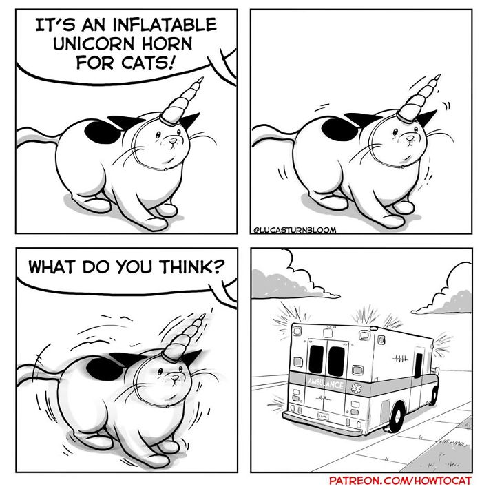 My Wife Insisted That I Put These Comics On The Internet &ndash; They&rsquo;re About A Cat We Rescued (45 New Pics)