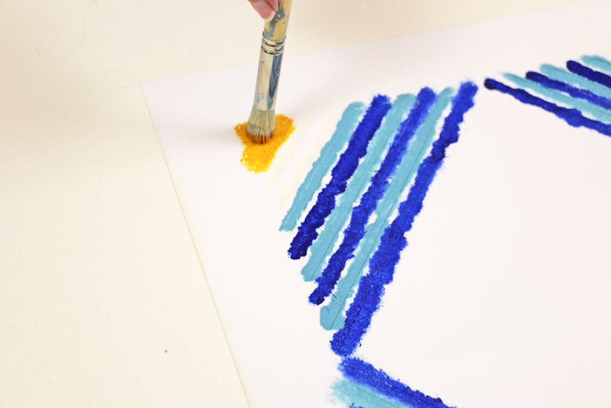 Two Tile Stencils For One Trendy Floor Pattern Two Tile Stencils For One Trendy Floor Pattern