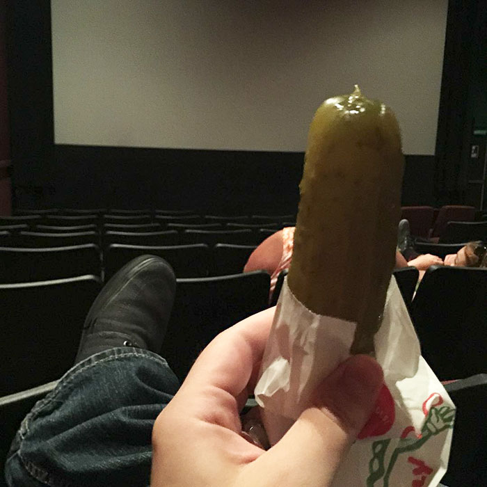 Turns Out That Texans Had No Idea No One Else Eats Pickles At Movie Theaters And It&#8217;s Hilarious