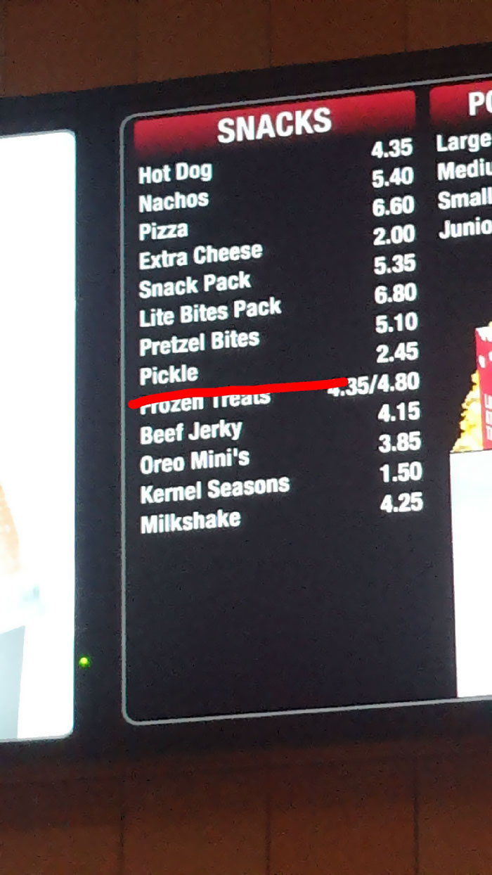 Turns Out That Texans Had No Idea No One Else Eats Pickles At Movie Theaters And It&#8217;s Hilarious