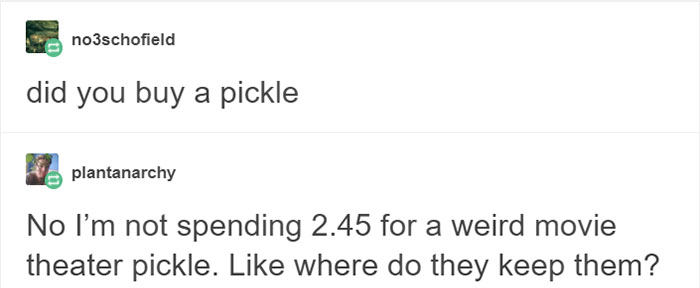 Turns Out That Texans Had No Idea No One Else Eats Pickles At Movie Theaters And It&#8217;s Hilarious