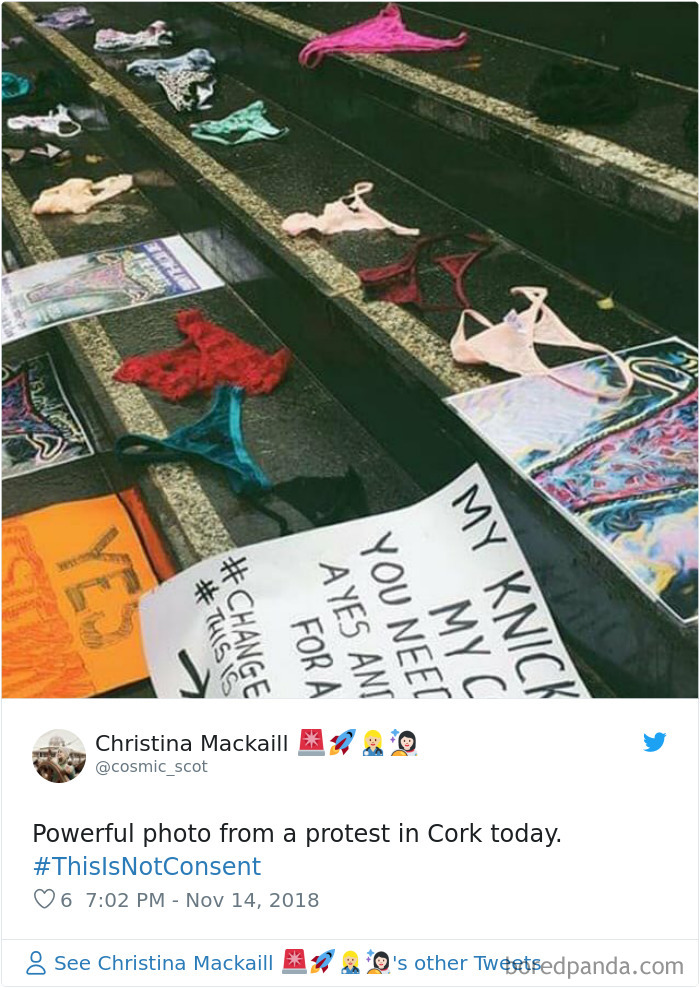 “Look at the way she was dressed…”: Women Tweet Their Underwear Pics After Lawyer Blames Teen In Rape Trial “Look at the way she was dressed…”: Women Tweet Their Underwear Pics After Lawyer Blames Teen In Rape Trial