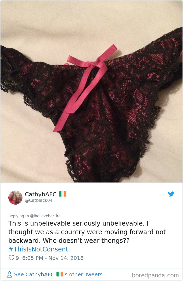 “Look at the way she was dressed…”: Women Tweet Their Underwear Pics After Lawyer Blames Teen In Rape Trial “Look at the way she was dressed…”: Women Tweet Their Underwear Pics After Lawyer Blames Teen In Rape Trial