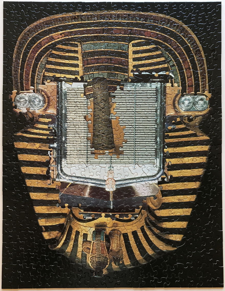 Artist Comes Up With Genius Way To Use Puzzles, Sells The Result For Up To $650 Artist Comes Up With Genius Way To Use Puzzles, Sells The Result For Up To $650