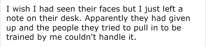 Someone Asks “What’s Your Best ‘Fire Me, I Dare You’ Moment From Work?” And This Answer Is Epic Someone Asks “What’s Your Best ‘Fire Me, I Dare You’ Moment From Work?” And This Answer Is Epic