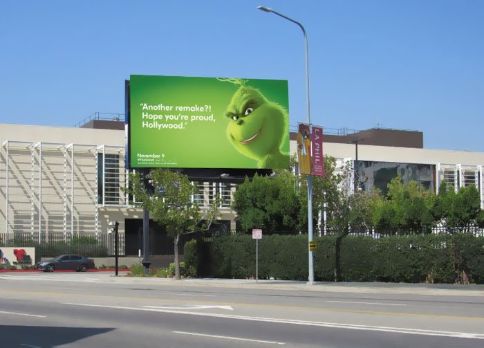 This Billboard Campaign To Promote The New Grinch Movie Is Hilariously Roasting Various Cities Of America This Billboard Campaign To Promote The New Grinch Movie Is Hilariously Roasting Various Cities Of America