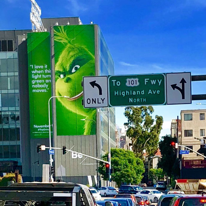 This Billboard Campaign To Promote The New Grinch Movie Is Hilariously Roasting Various Cities Of America This Billboard Campaign To Promote The New Grinch Movie Is Hilariously Roasting Various Cities Of America